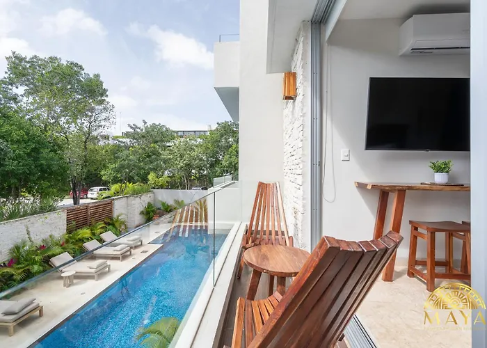 Nhoa 205A Lux 2Br Condo Pool View In Aldea Zama