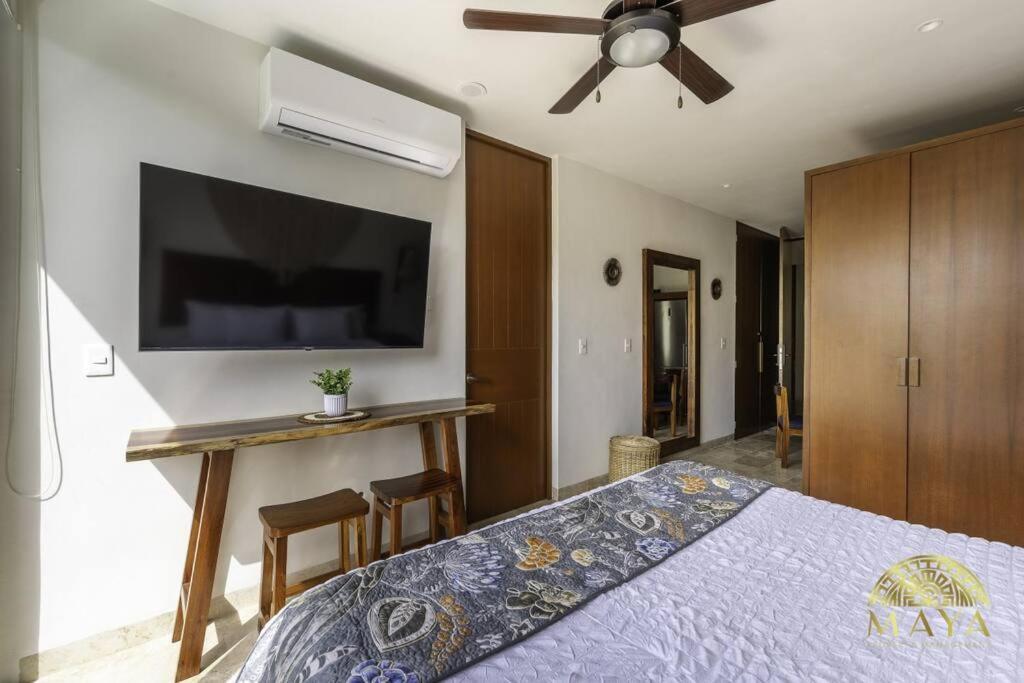 Nhoa 205a Lux 2br Pool View In Aldea Zama Apartment
