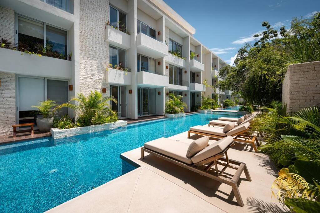 Nhoa 205a Lux 2br Pool View In Aldea Zama Apartment